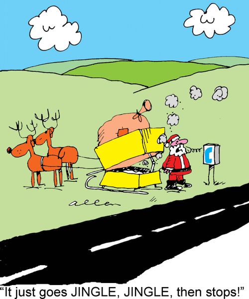 'It just goes JINGLE, JINGLE, then stops.'