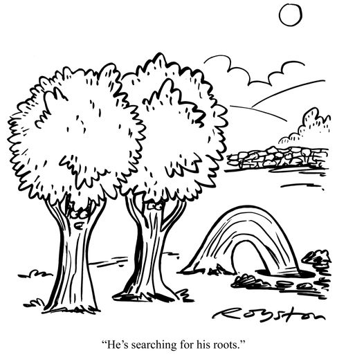 'He's searching for his roots.'