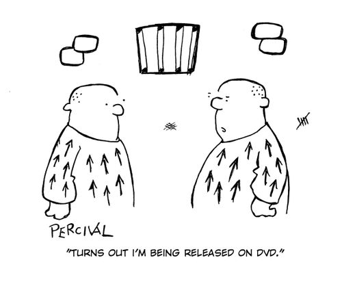'Turns out I'm being released on DVD.'