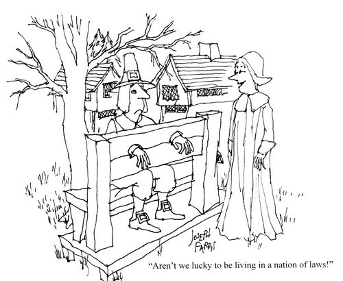 'Aren't we lucky to be living in a nation of laws!'