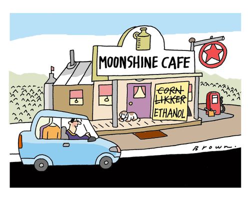 US moonshine liquor is now ethanol.