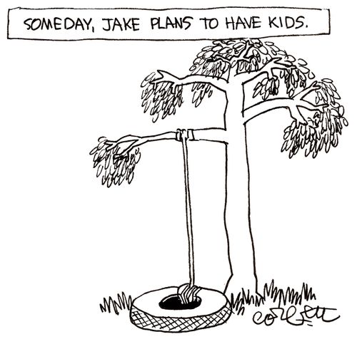 'Someday, Jake plans to have kids.'