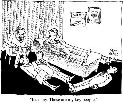 'It's okay. These are my key people.'