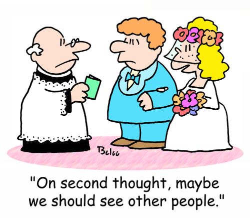 'On second thought, maybe we should see other people.'