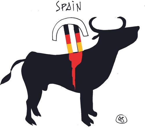 Spain Bleeding Under the German Controlled Euro.