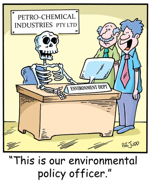 'This is our environmental policy officer.'