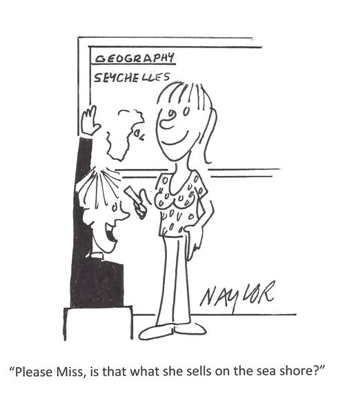 'Please Miss, is that what she sells on the sea shore?' 