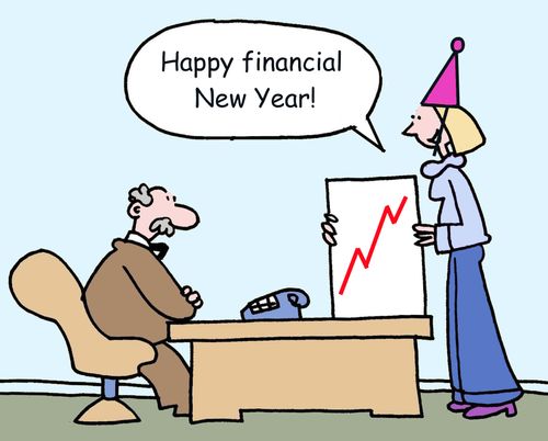 'Happy financial New Year!'