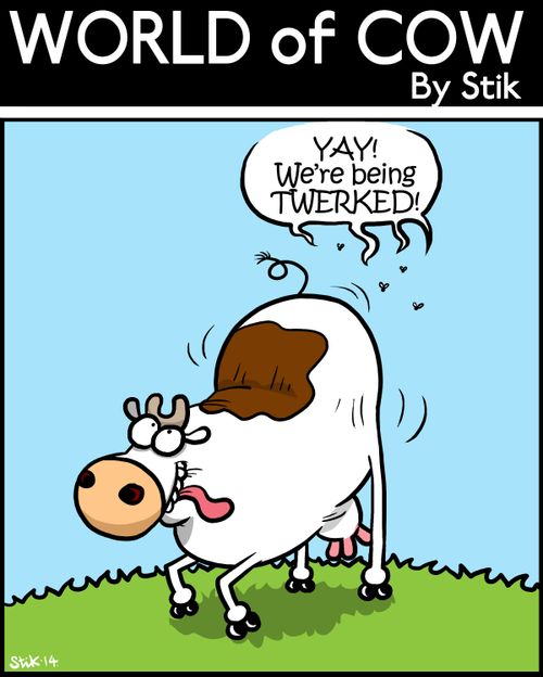 'YAY! We're being TWERKED!'