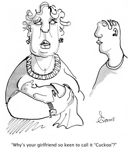 'Why's your girlfriend so keen to call it 'Cuckoo'?