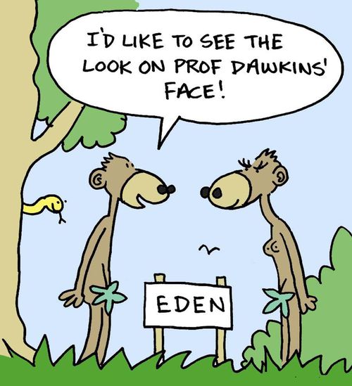 I'd like to see the look on Prof Dawkins' face!