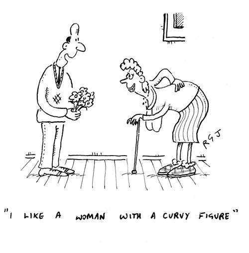 'I like a woman with a curvy figure.'