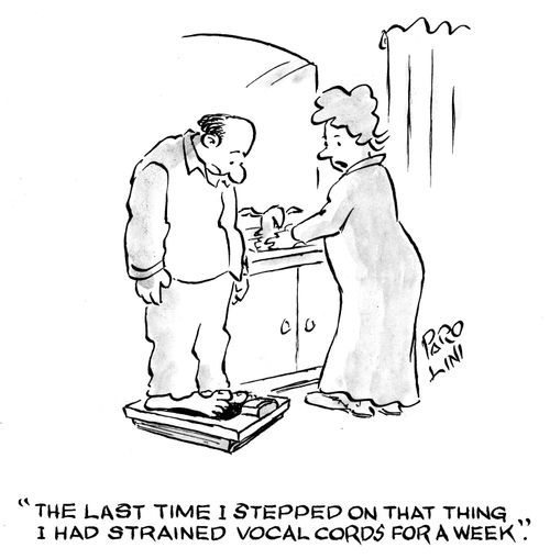 'The last time I stepped on that thing I had strained vocal cords for a week.'