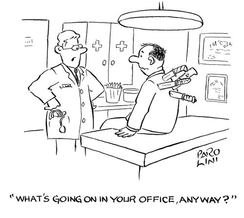 'What's going on in your office, anyway?'
