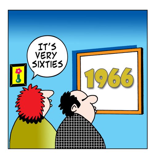 It's very sixties.