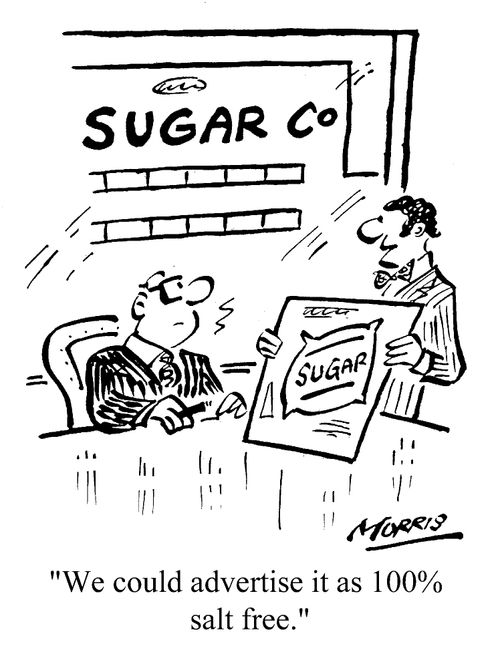 Sugar Co - "We could advertise it as 100% salt free."