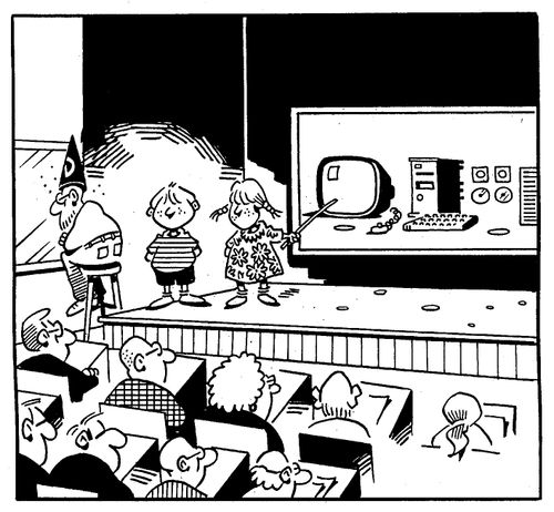 Children Teaching Adults to Use Computers