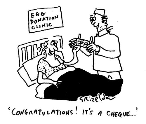 "Congratulations! It's a cheque..."
