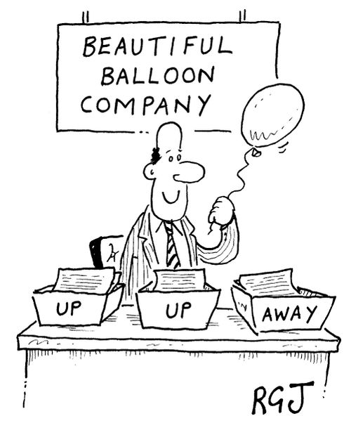 'Beautiful Balloon Company' In Trays 'Up' 'Up' 'Away'