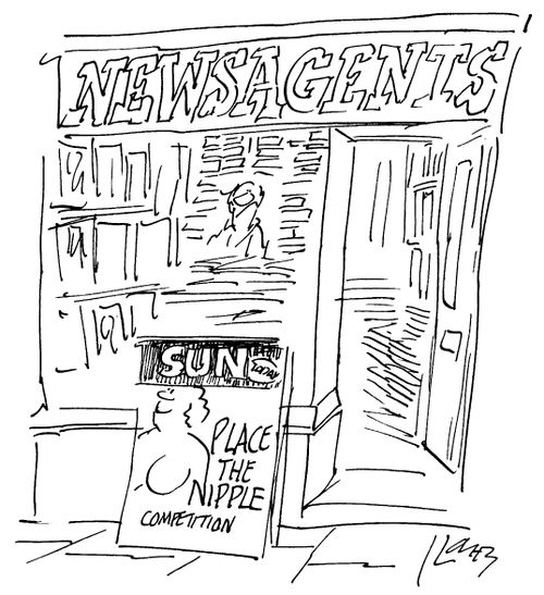 The Sun 'Place the nipple' competition