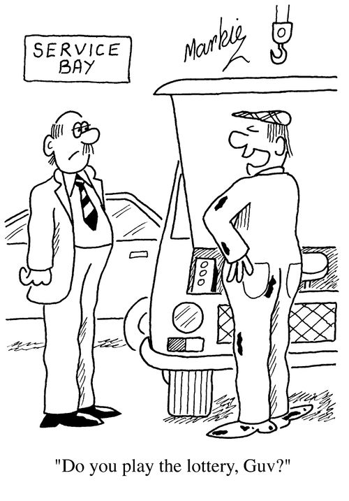 "Do you play the Lottery, Guv?"