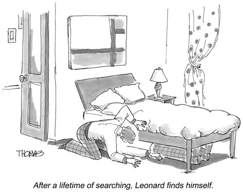 After a lifetime of searching, Leonard finds himself.
