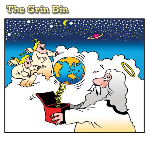 The big joke.