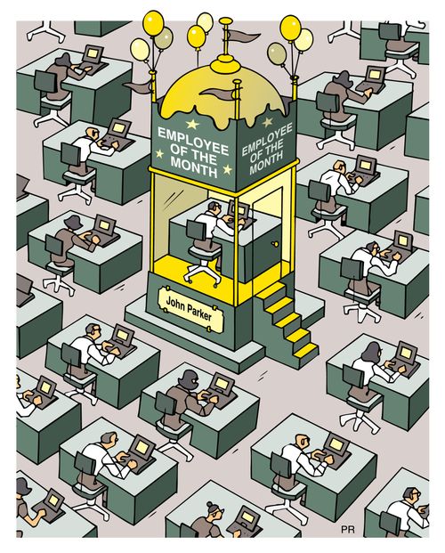 Employee of the month.