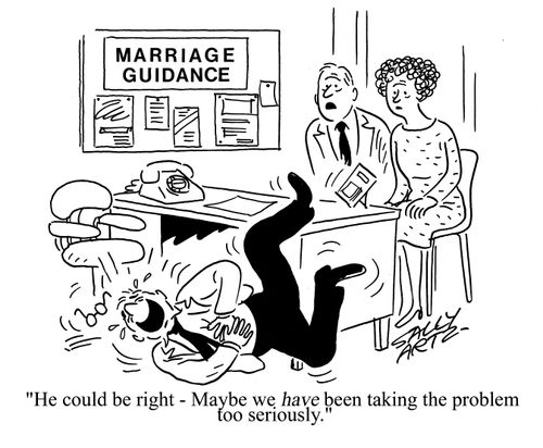 'He could be right - maybe we have been taking the problem too seriously.'