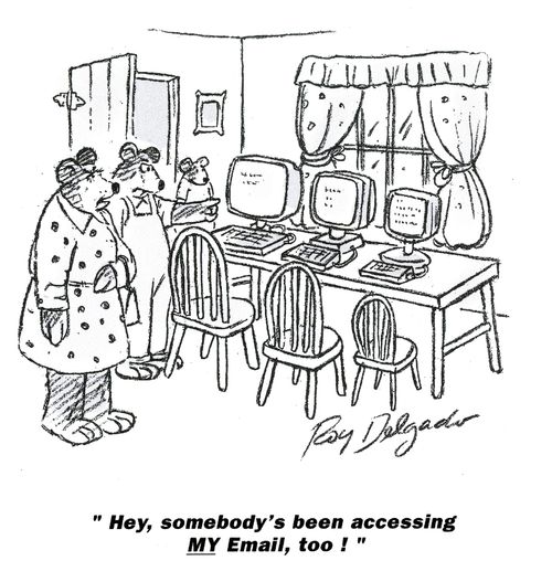 'Hey, somebody's been accessing MY email too!'