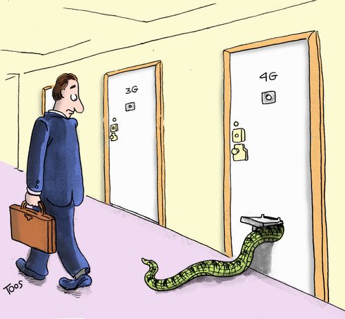 Snake disappearing through door.