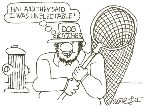 Dog catcher: 'Ha!  And they said I was unelectable!'