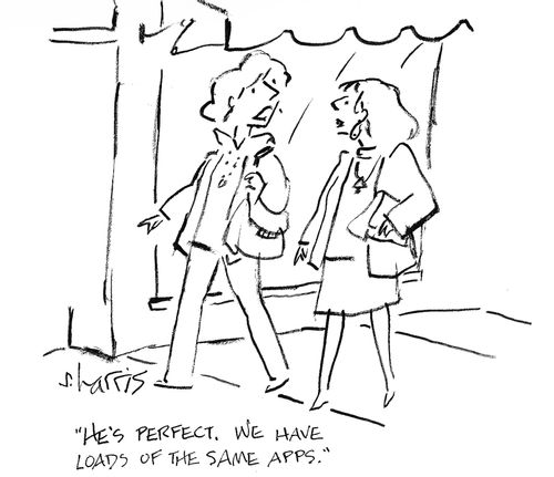 'He's perfect.  We have loads of the same apps.'