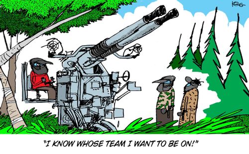 'I know whose team I want to be on!'