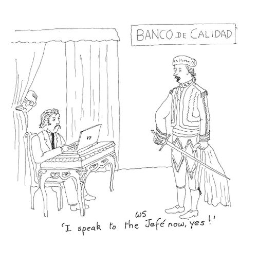 'I speak to the Jefe now, yes!'