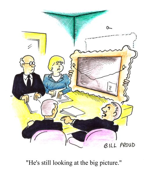 'He's still looking at the big picture.'