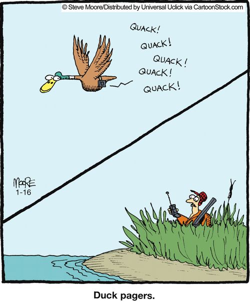 Duck pagers.