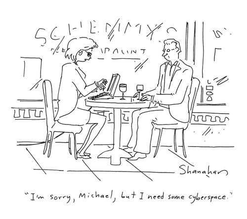 'I'm sorry, Michael, but I need some cyberspace.'