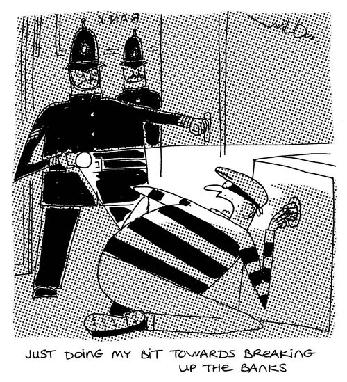 Just doing my bit towards breaking up the banks...