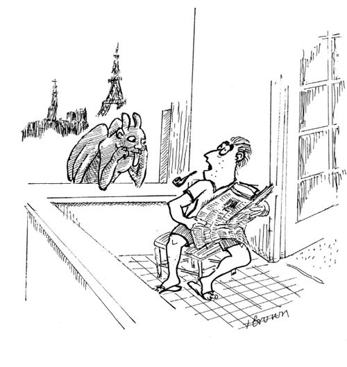 Visiting Gargoyle.