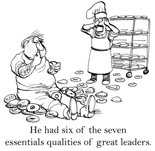 He had six of the seven essential qualities of great leaders.