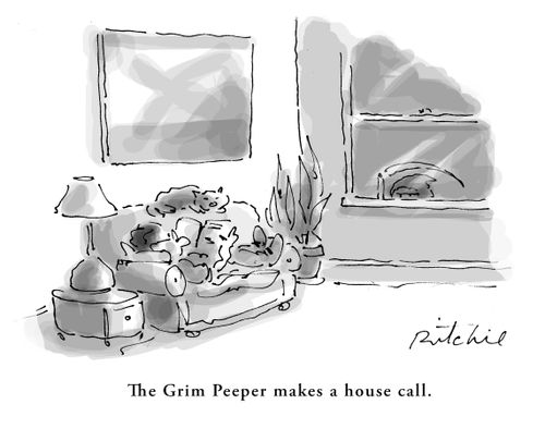 The Grim Peeper makes a house call.