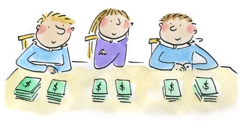 Counting dollars