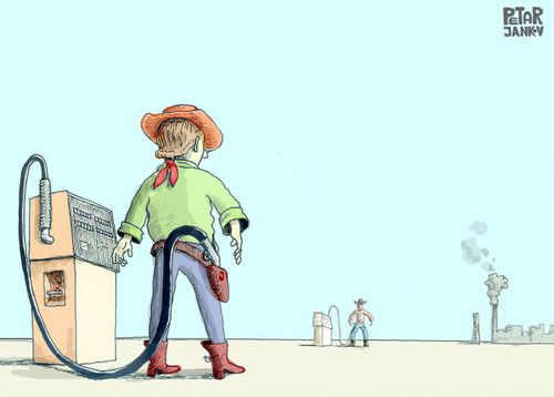 Oil Fight.