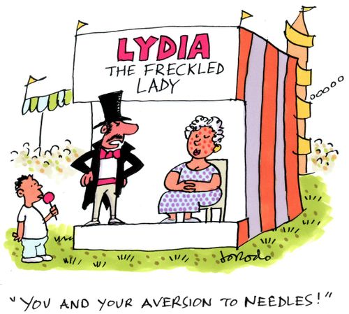 'You and your aversion to needles!'
