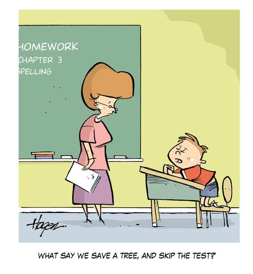 What say we save a tree, and skip the test?