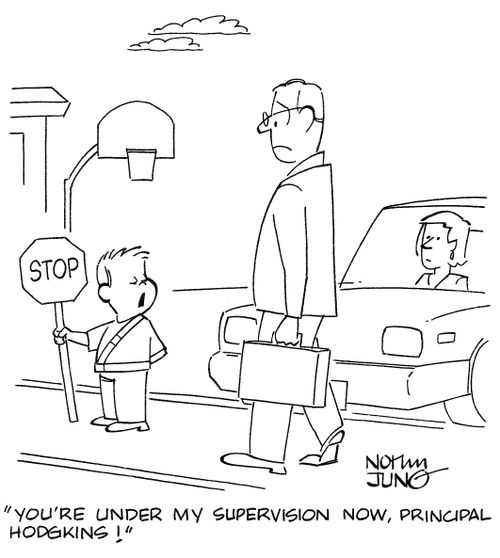 'You're under my supervision now, principal Hodgkins!'