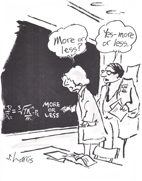 'More or less?' 