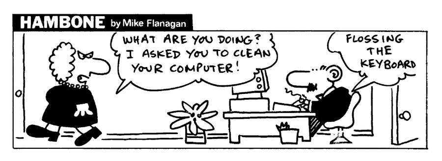 STRIP Hambone: Flossing the keyboard
