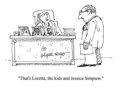'That's Loretta, the kids, and Jessica Simpson.'